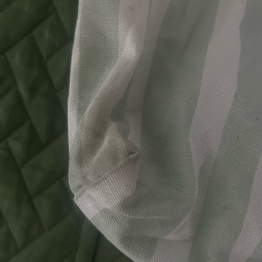 Vogue Green and White Tote Bag #Y2kstyle - Picture 4 of 7